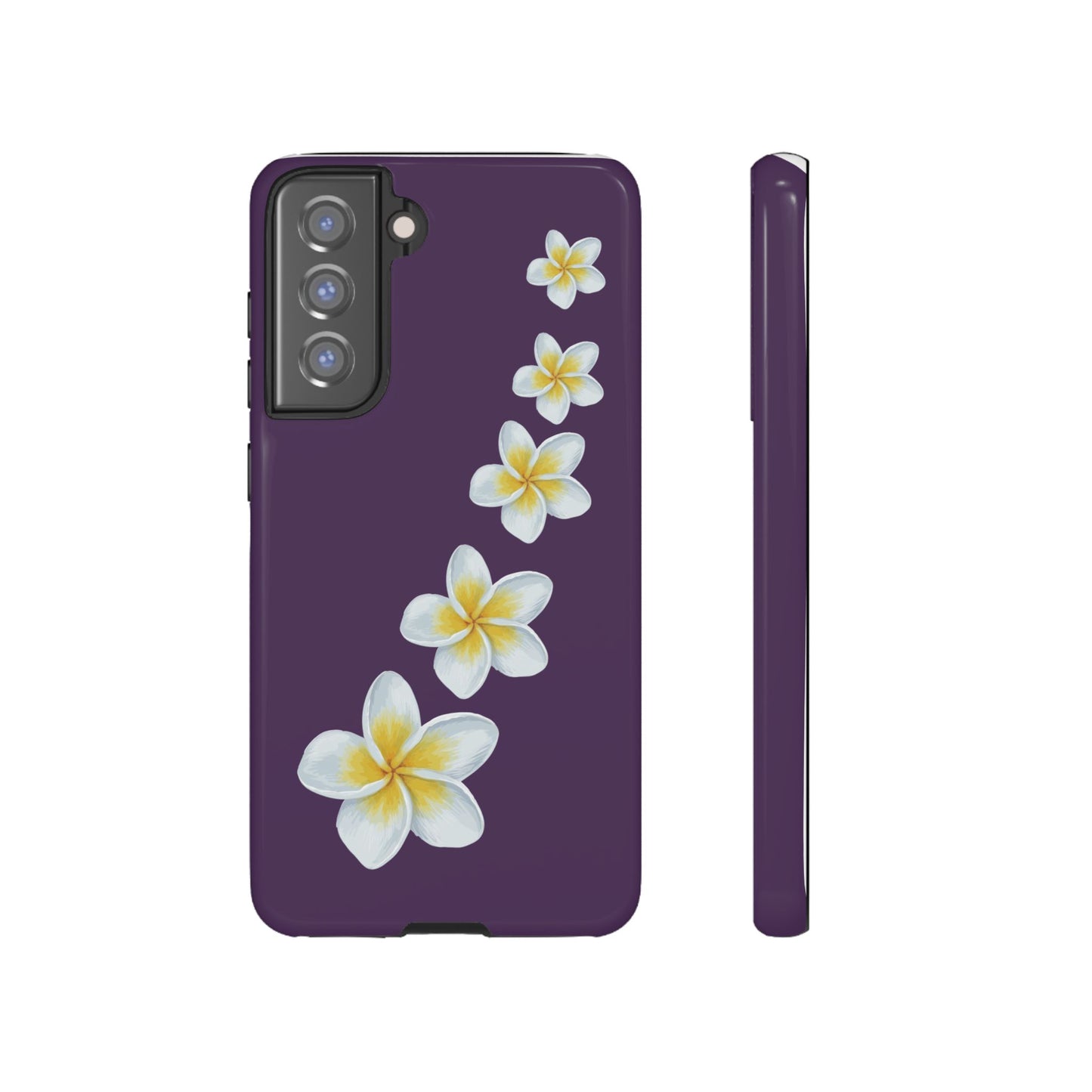Flower Me Purple Durable Phone Case