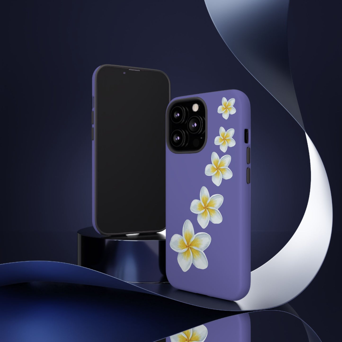 Flower Me Indigo Durable Phone Case
