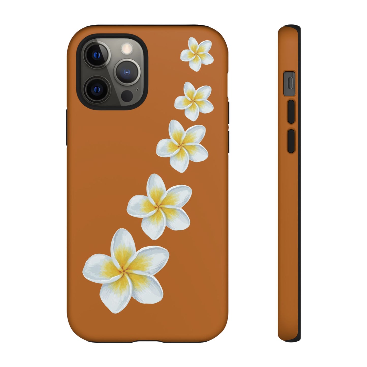 Flower Me Orange Durable Phone Cases