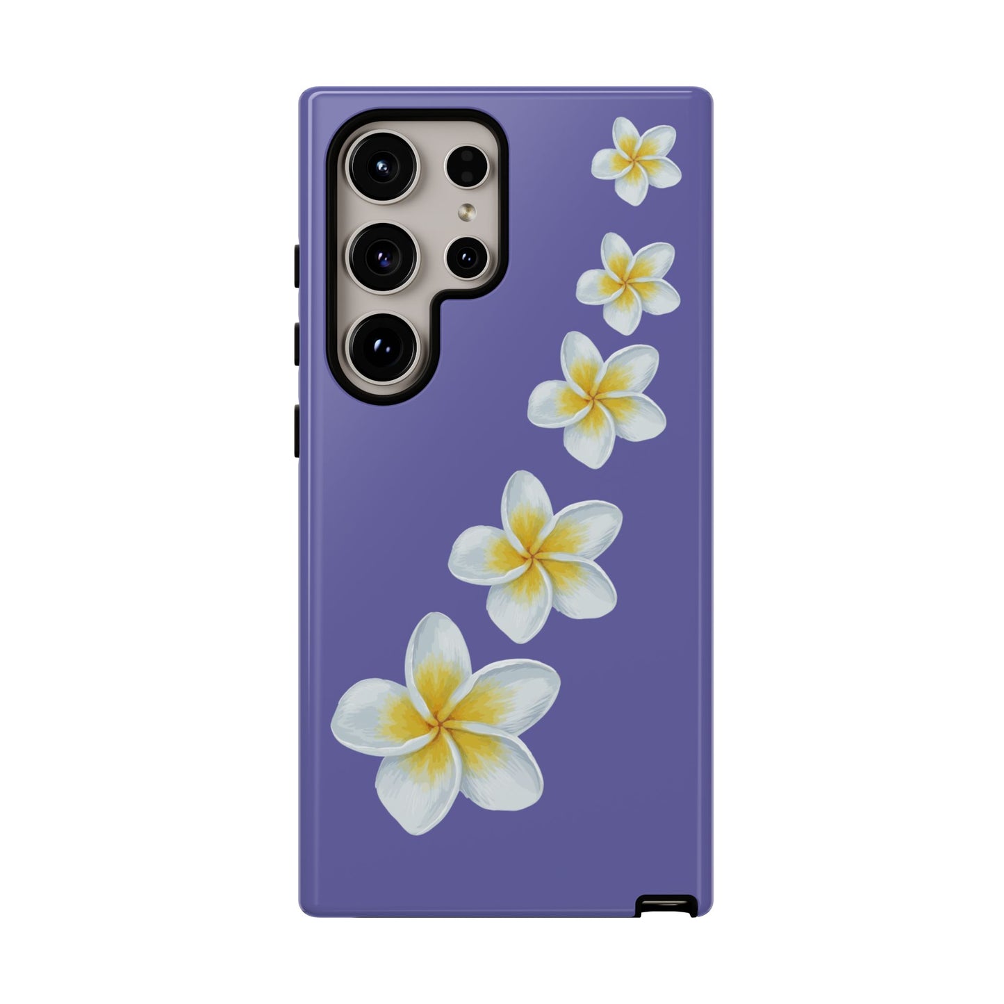 Flower Me Indigo Durable Phone Case