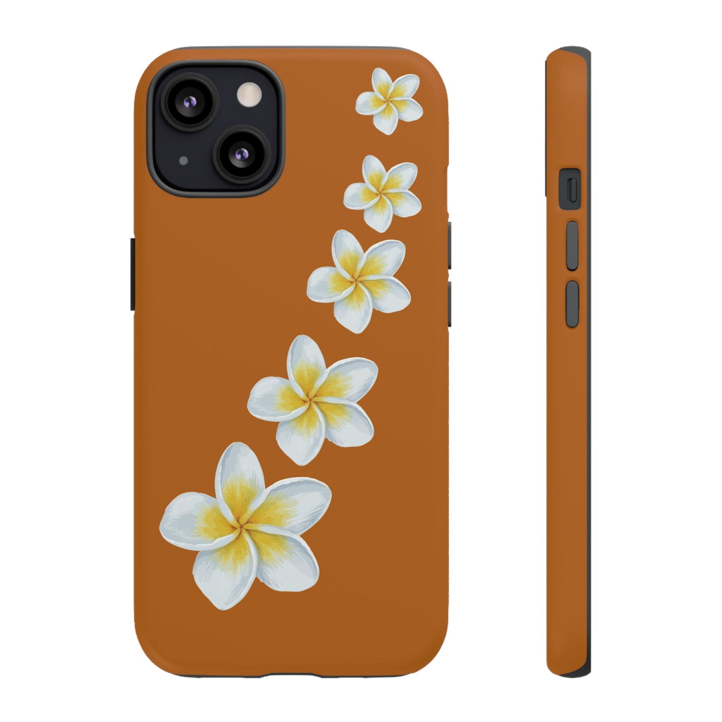 Flower Me Orange Durable Phone Cases