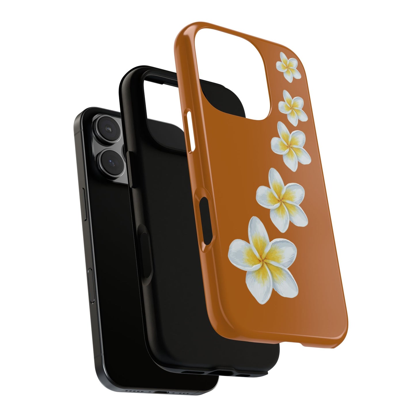 Flower Me Orange Durable Phone Cases