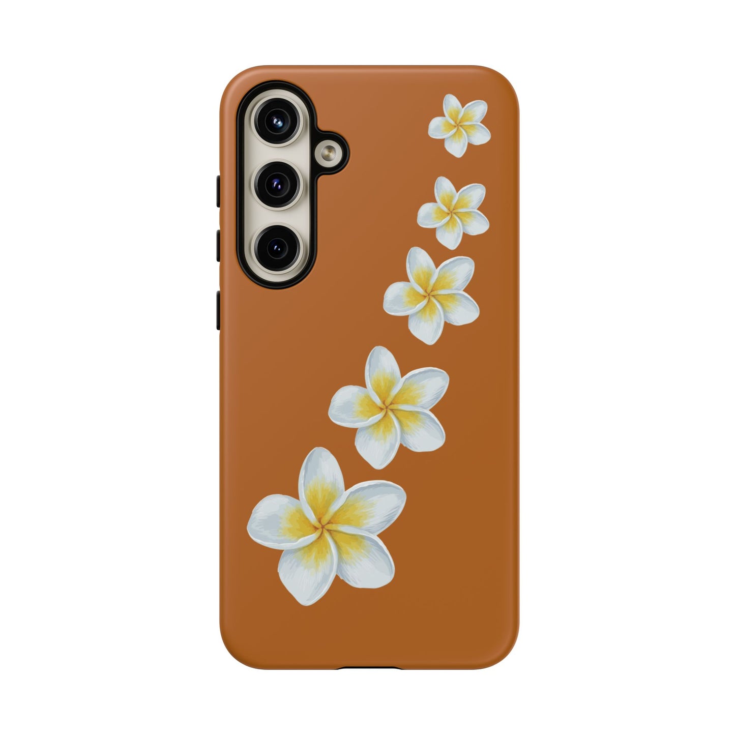 Flower Me Orange Durable Phone Cases