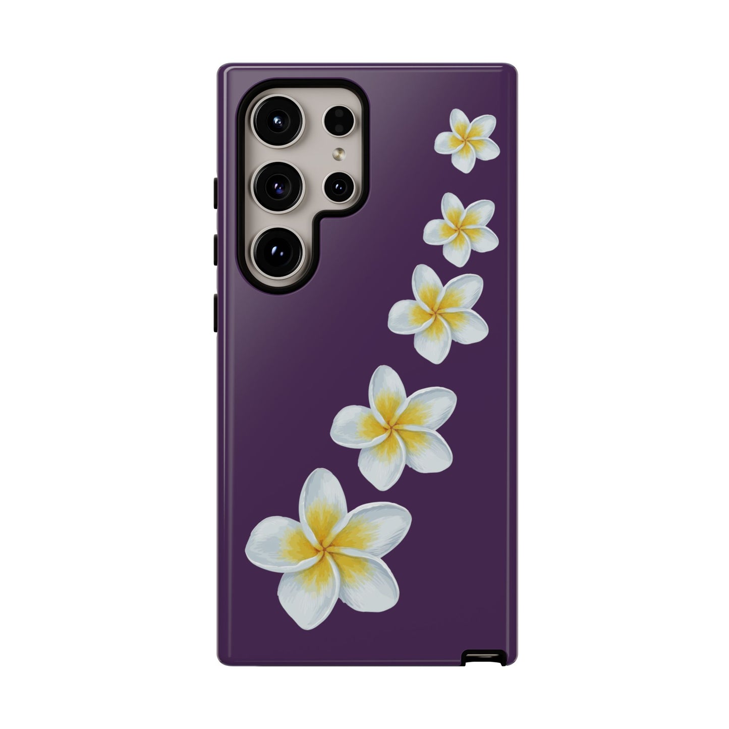 Flower Me Purple Durable Phone Case
