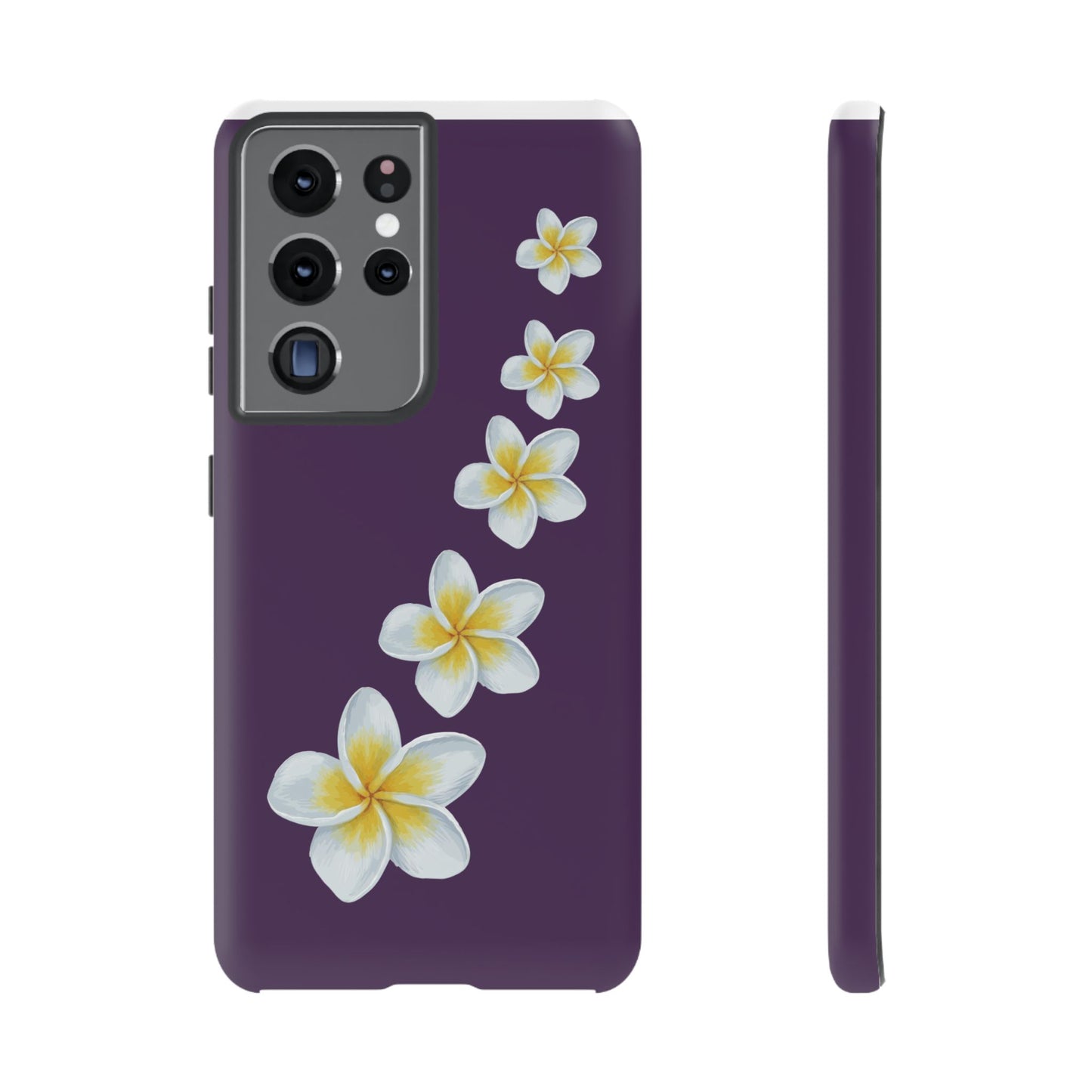 Flower Me Purple Durable Phone Case