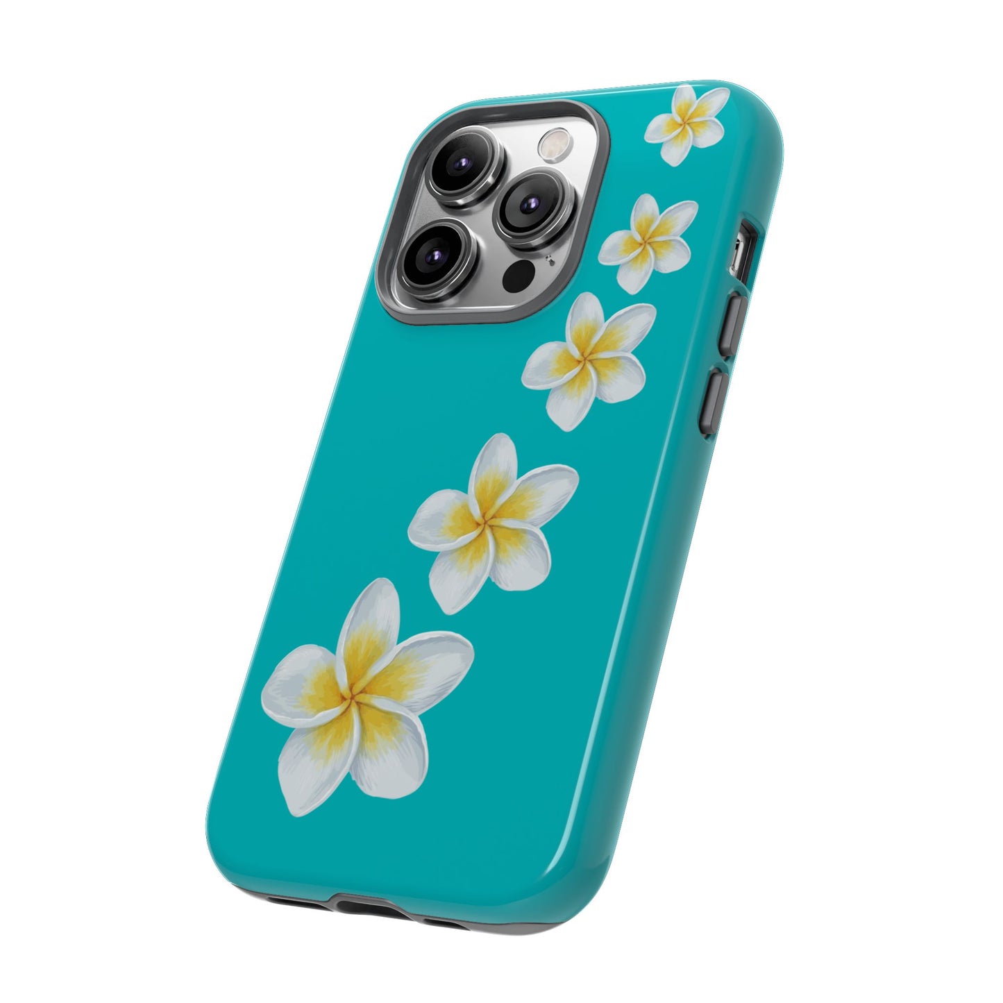 Flower Me Blue Durable Phone Case