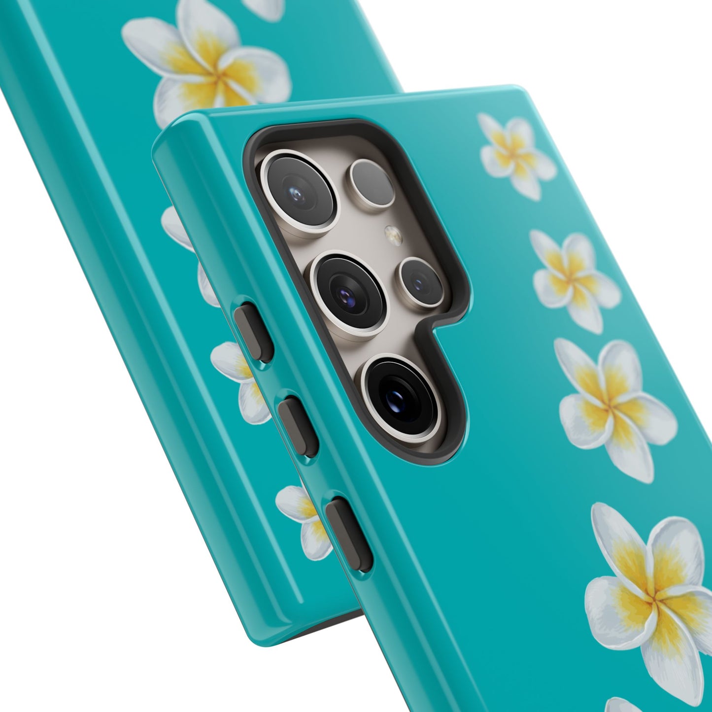 Flower Me Blue Durable Phone Case