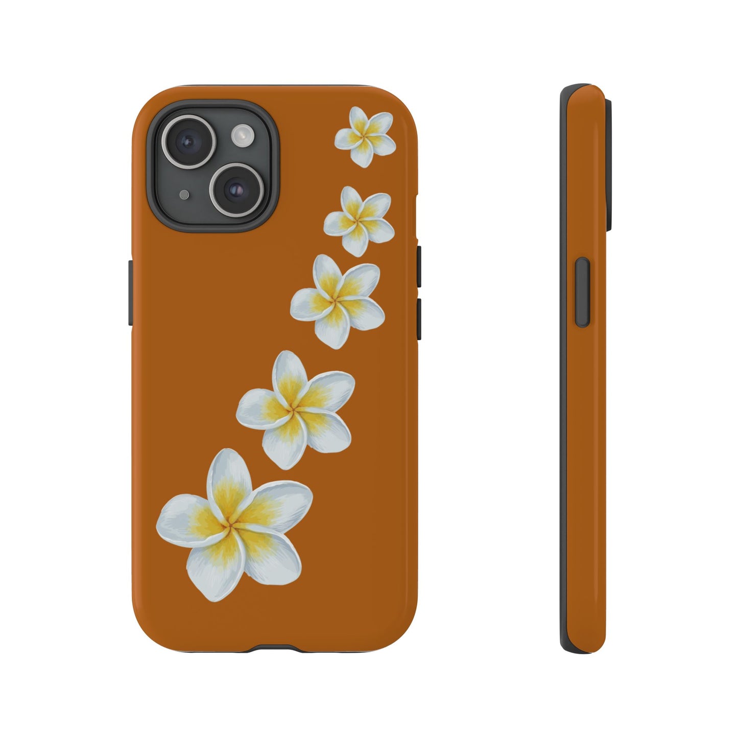 Flower Me Orange Durable Phone Cases
