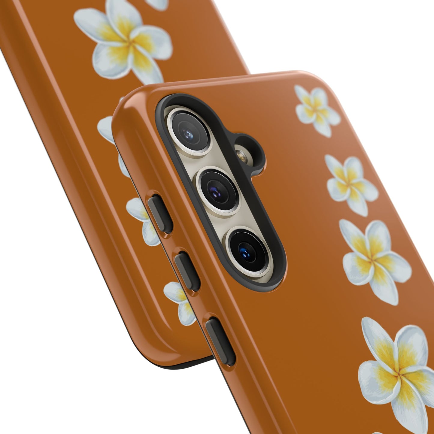 Flower Me Orange Durable Phone Cases