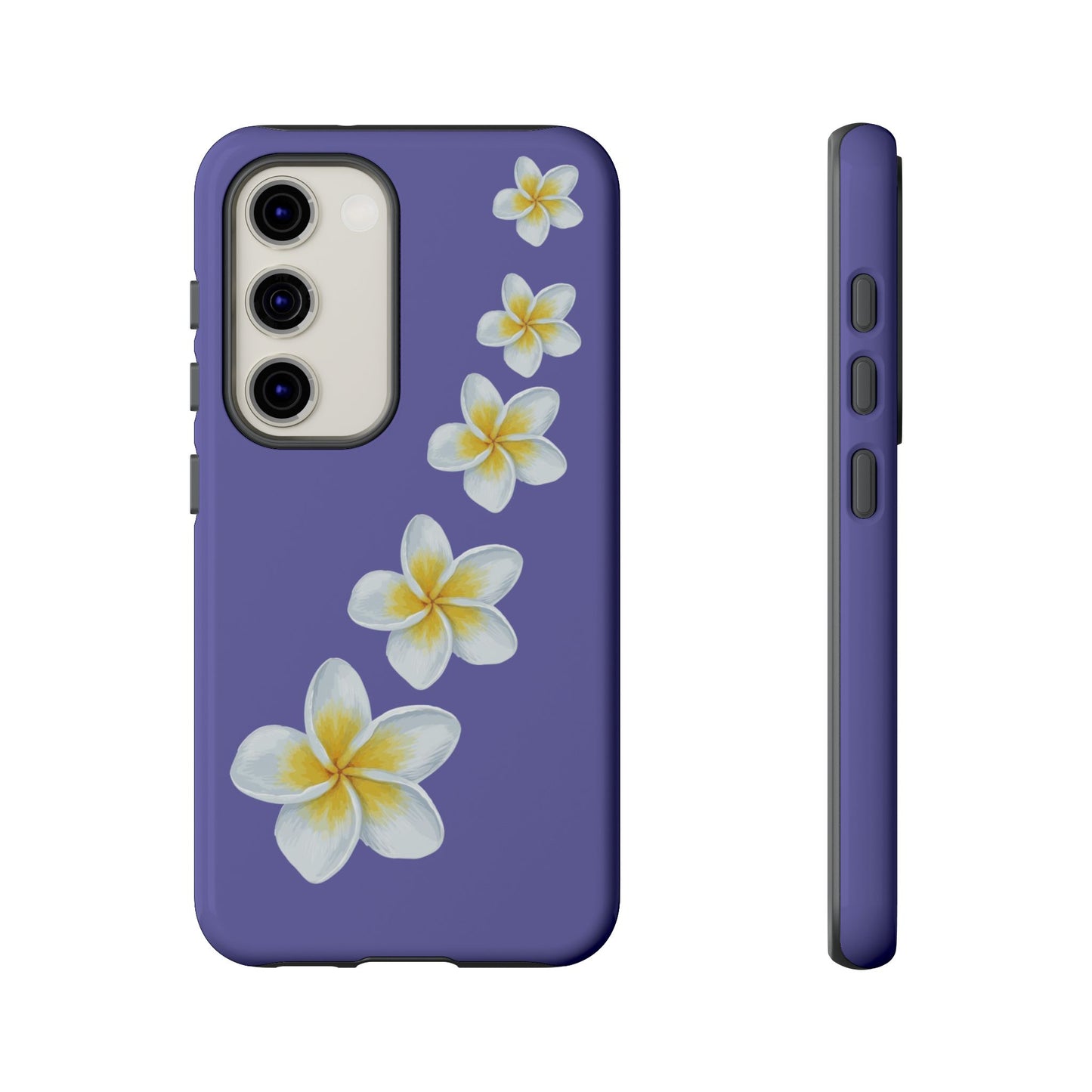 Flower Me Indigo Durable Phone Case