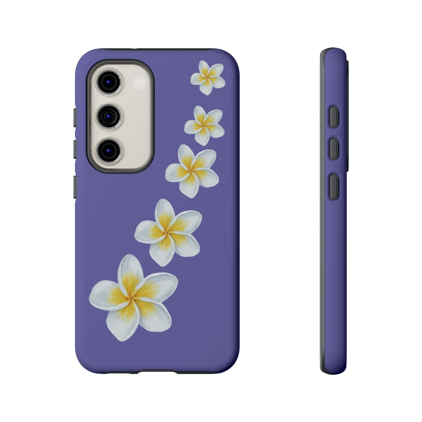 Flower Me Indigo Durable Phone Case
