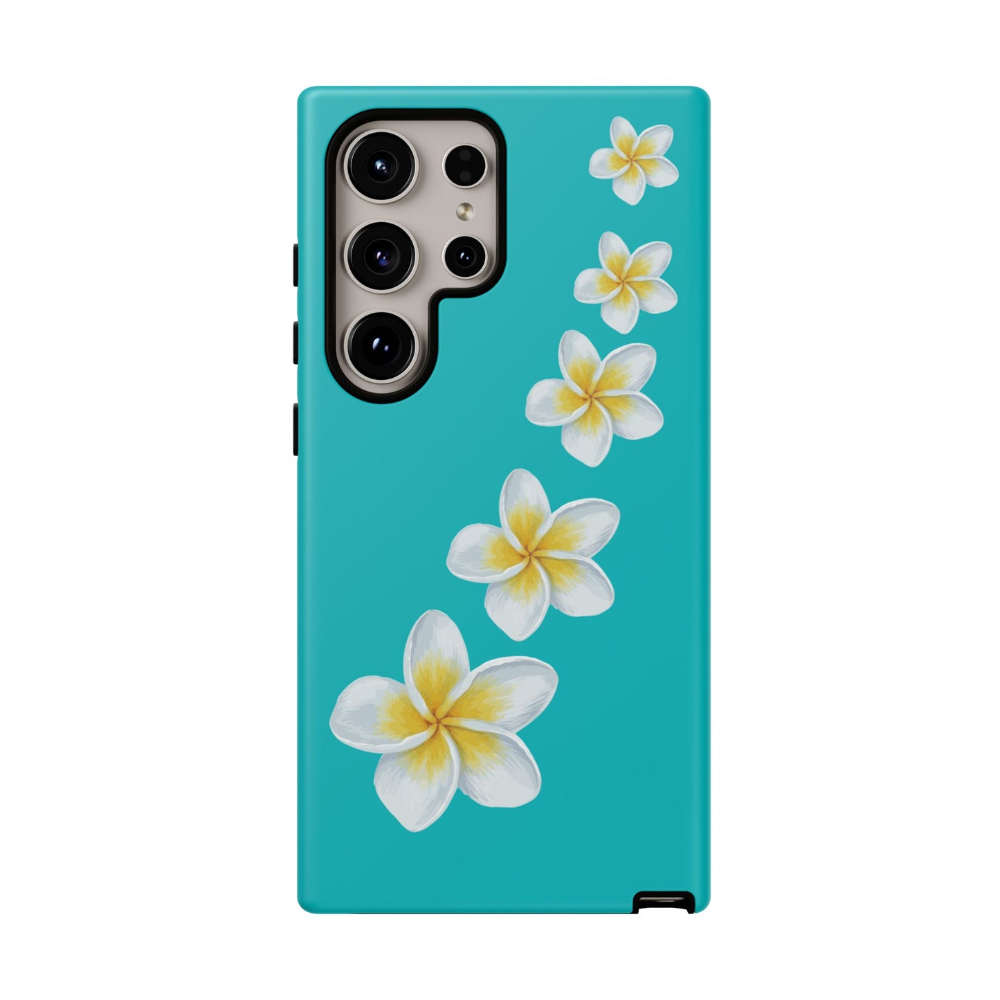 Flower Me Blue Durable Phone Case