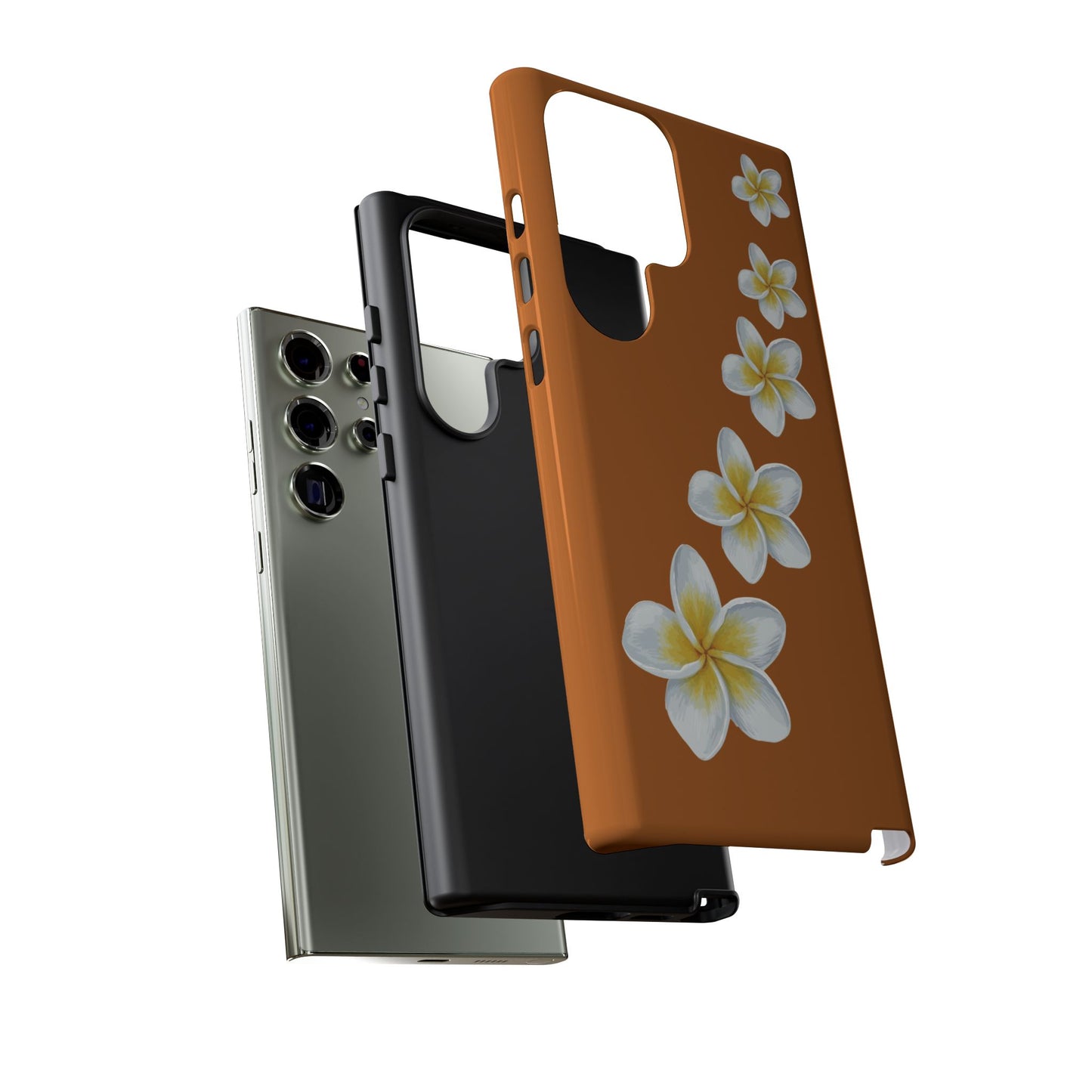 Flower Me Orange Durable Phone Cases