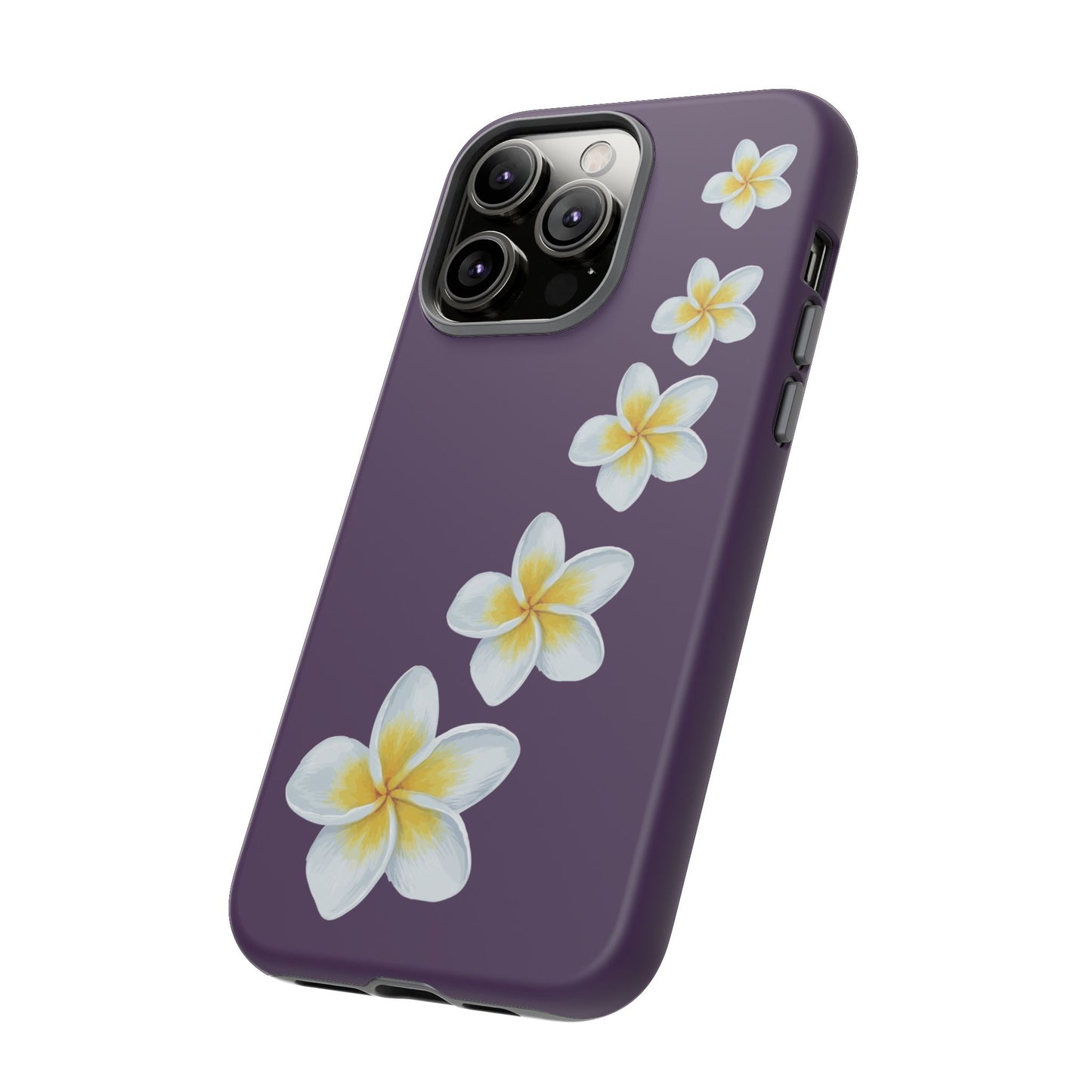 Flower Me Purple Durable Phone Case