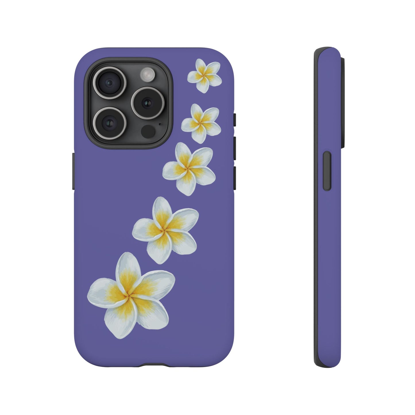 Flower Me Indigo Durable Phone Case
