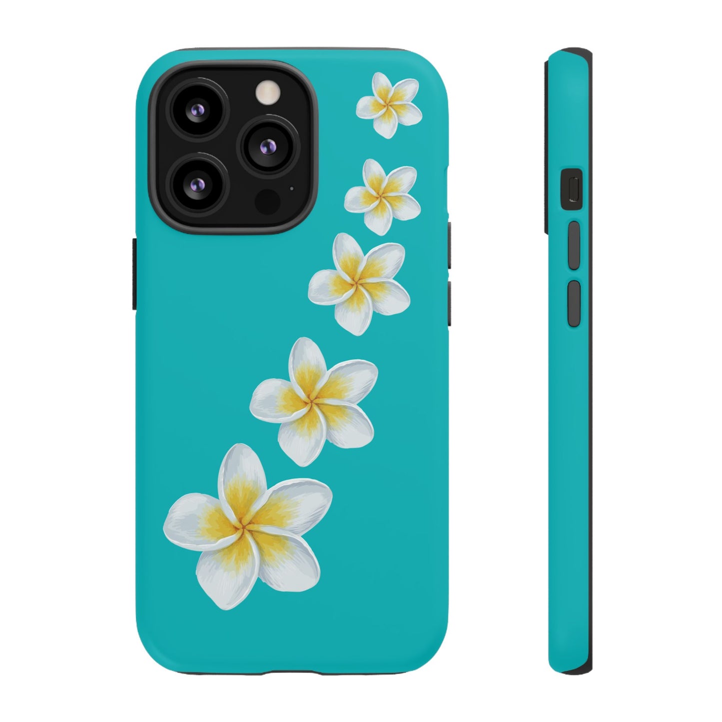 Flower Me Blue Durable Phone Case