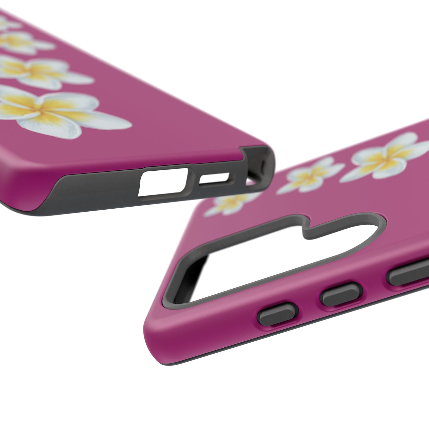 Flower Me Fuchsia Durable Phone Case