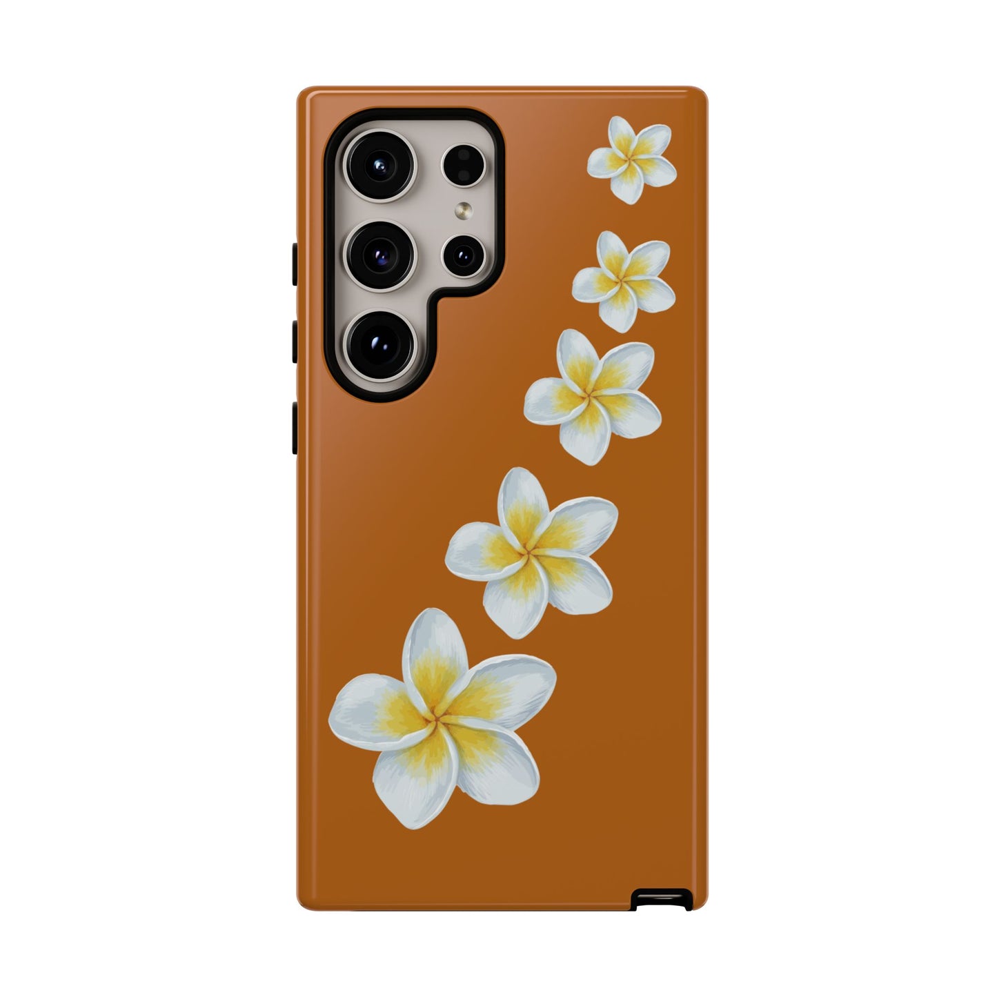 Flower Me Orange Durable Phone Cases