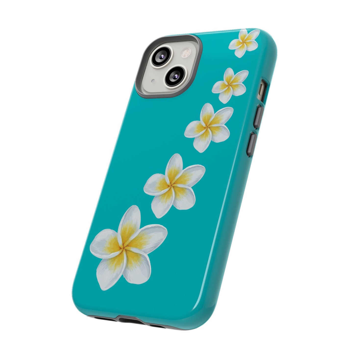 Flower Me Blue Durable Phone Case