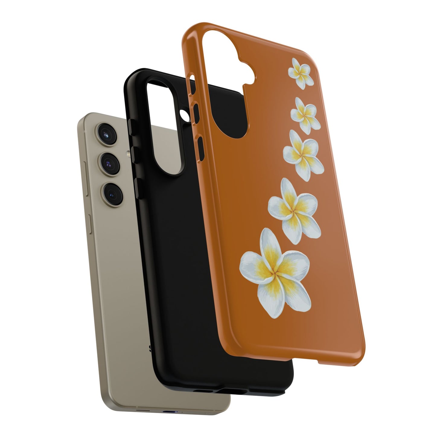 Flower Me Orange Durable Phone Cases