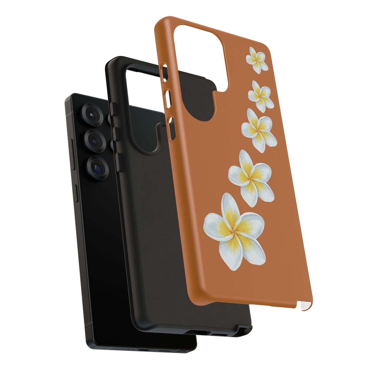 Flower Me Orange Durable Phone Cases