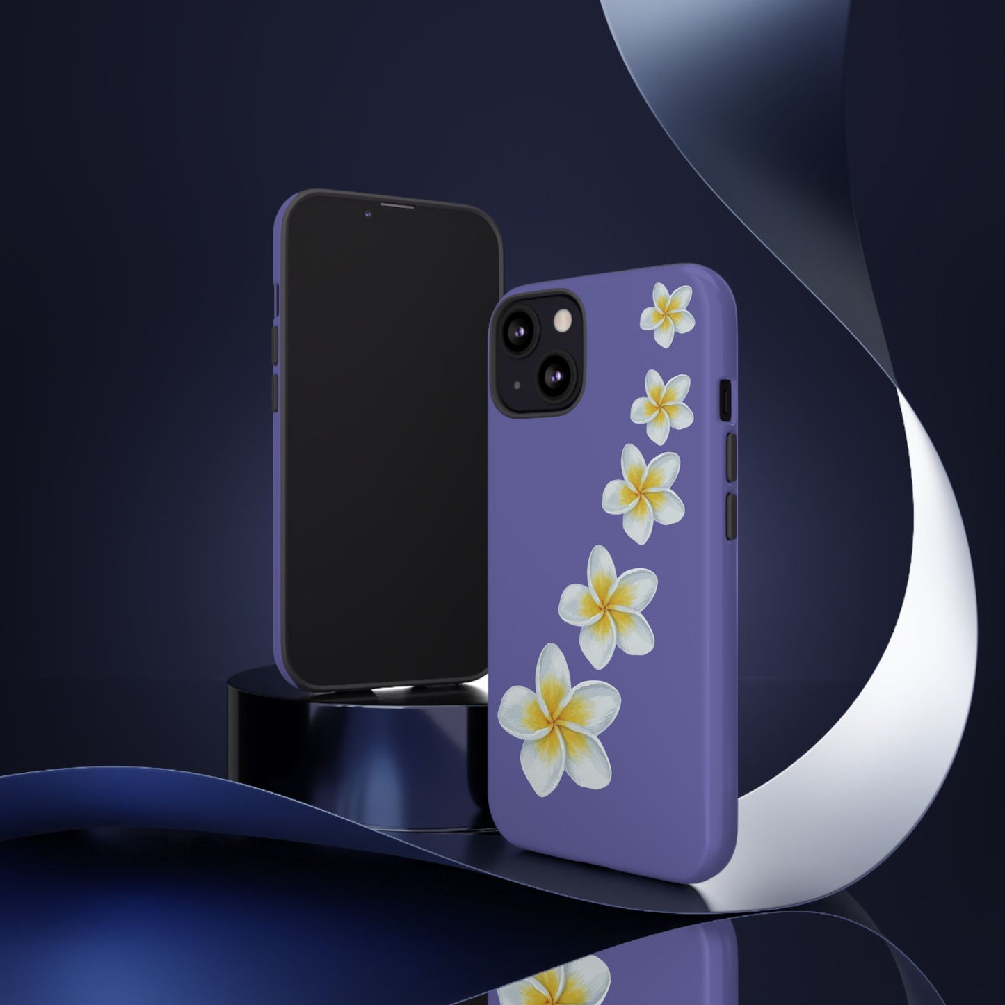 Flower Me Indigo Durable Phone Case