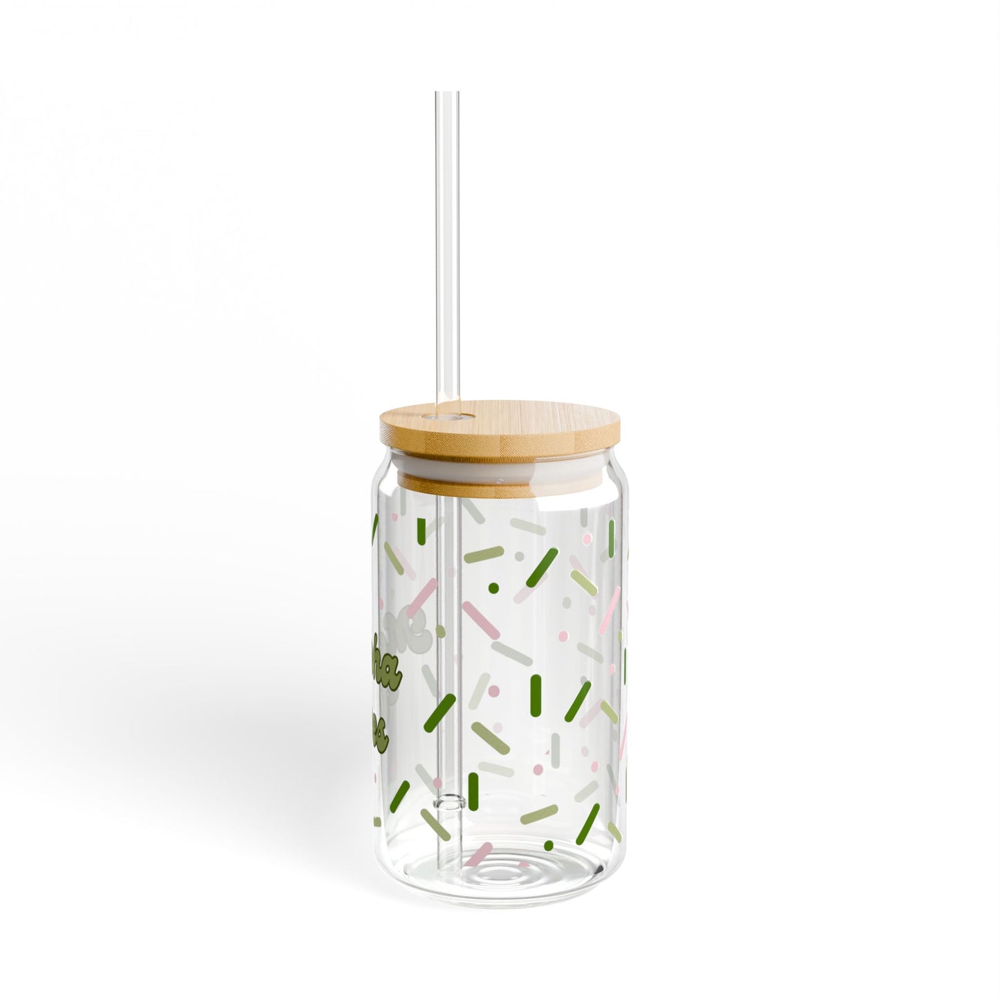 Matcha Vibes Glass Sipper
