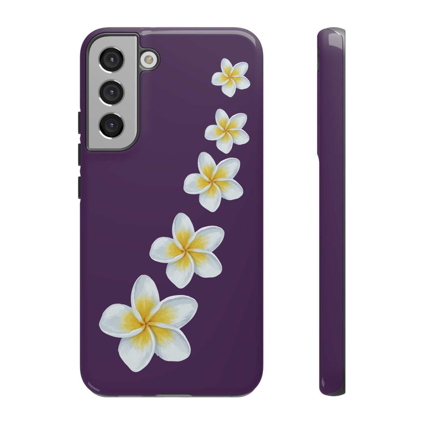 Flower Me Purple Durable Phone Case