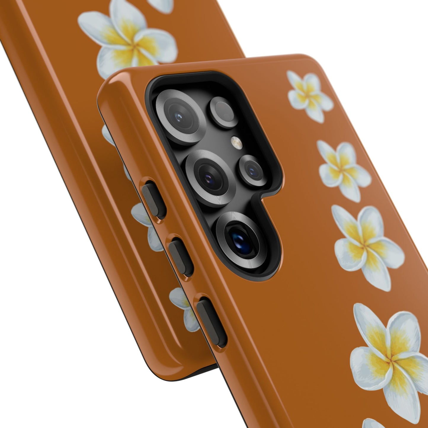 Flower Me Orange Durable Phone Cases