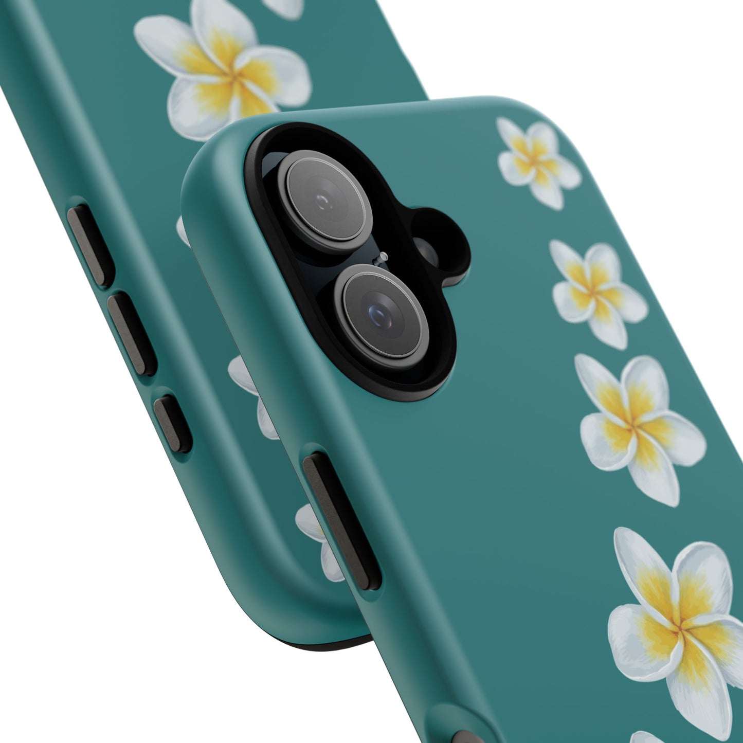 Flower Me Teal Durable Phone Case