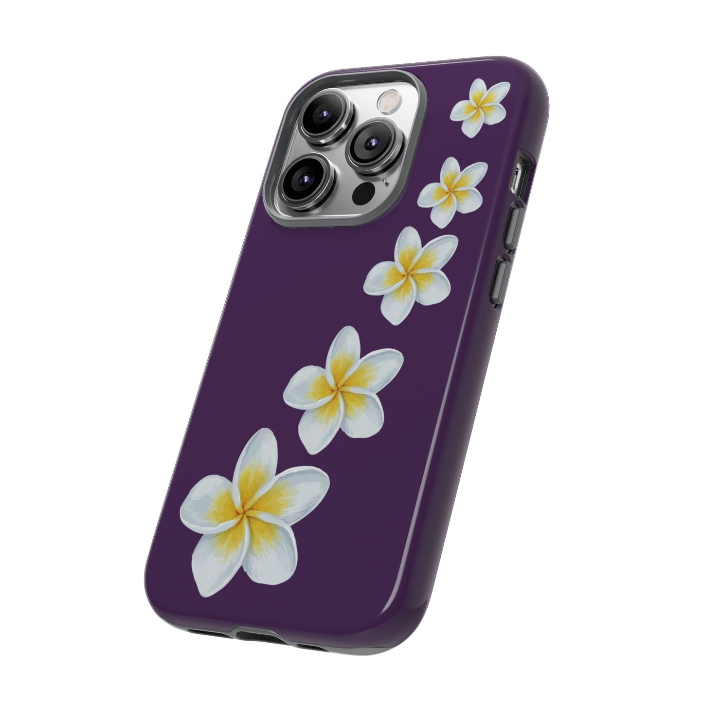 Flower Me Purple Durable Phone Case