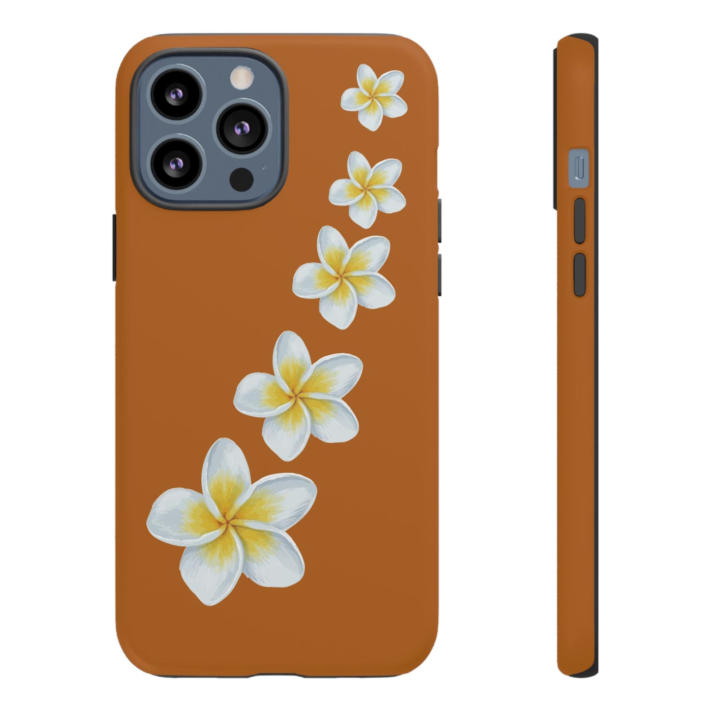 Flower Me Orange Durable Phone Cases