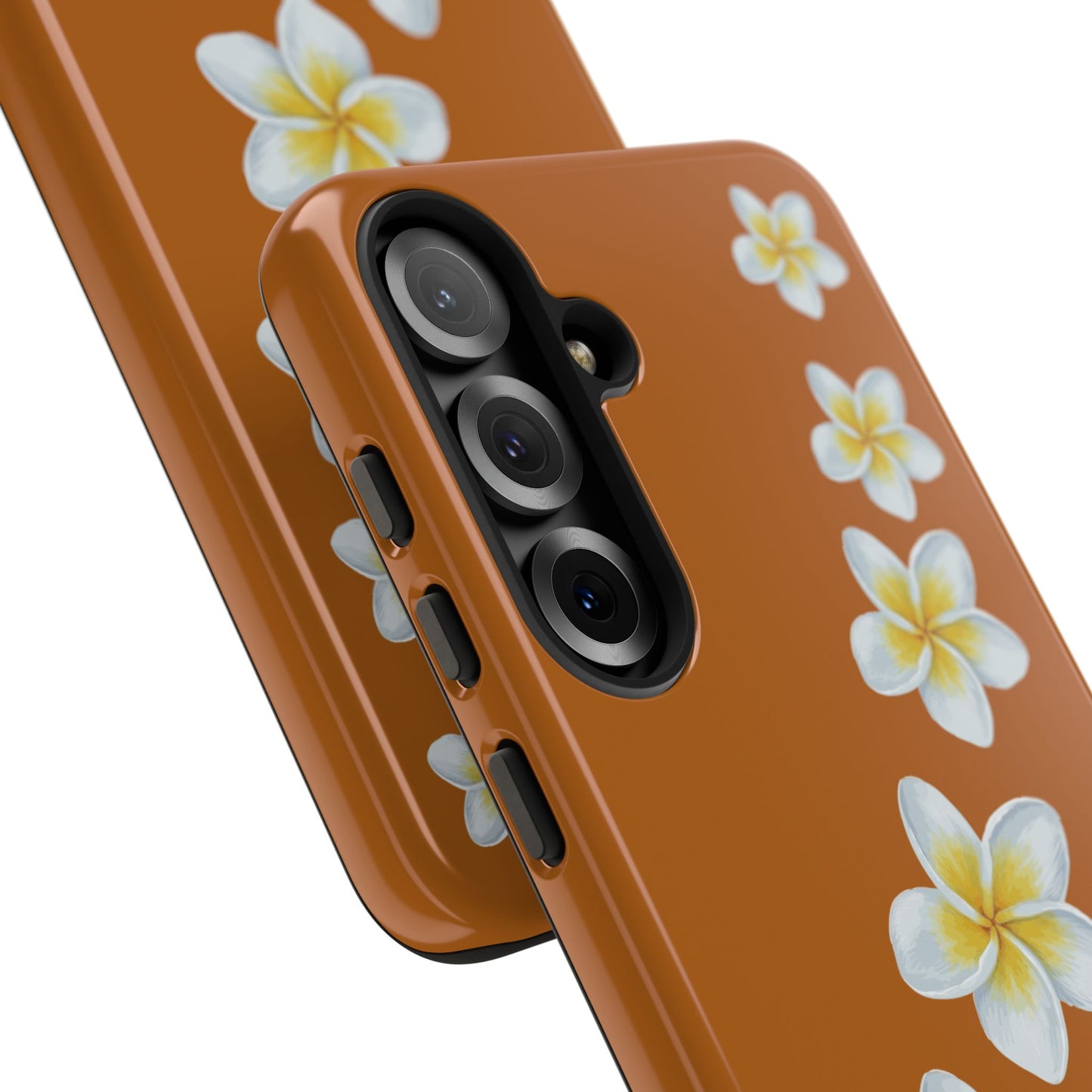 Flower Me Orange Durable Phone Cases