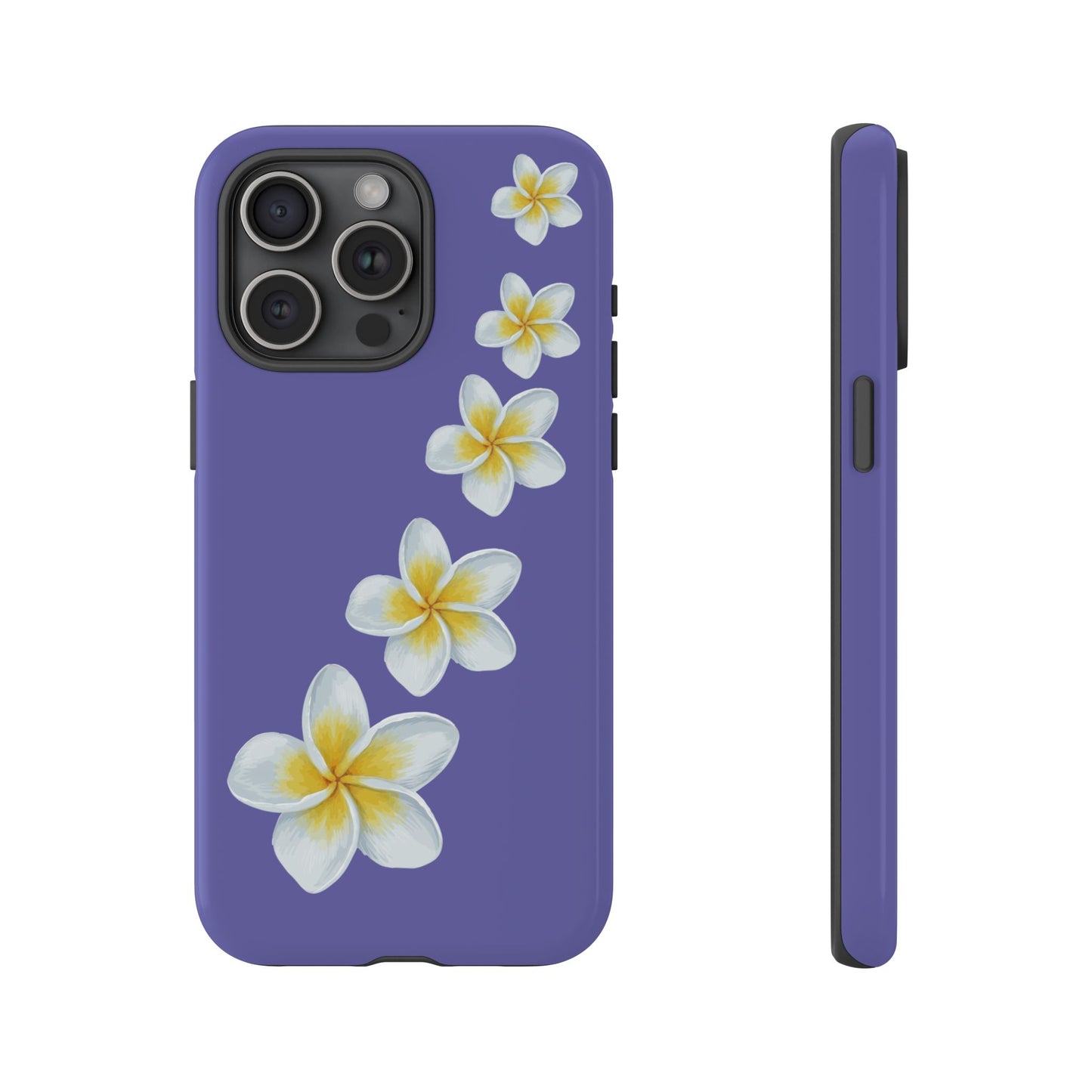 Flower Me Indigo Durable Phone Case