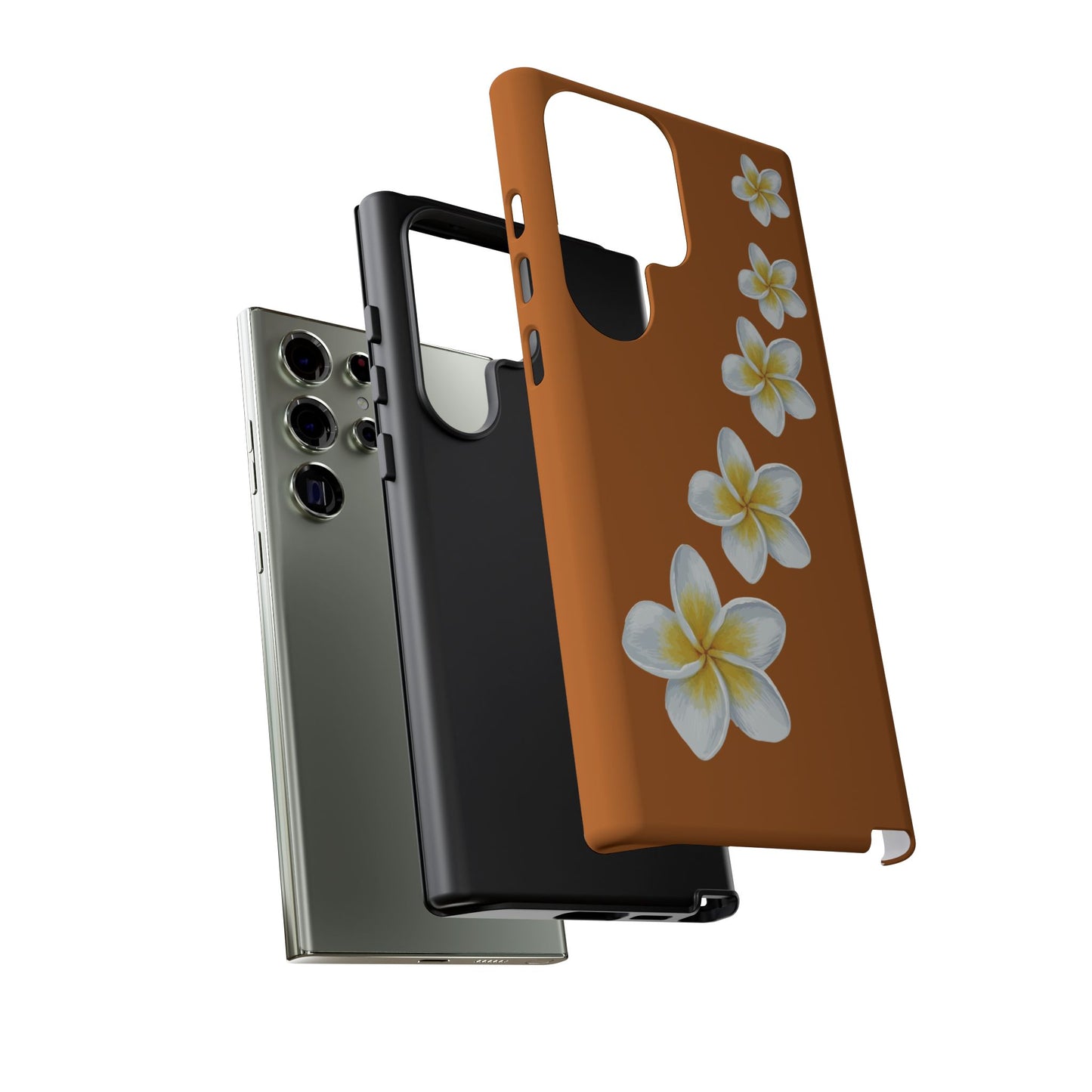 Flower Me Orange Durable Phone Cases