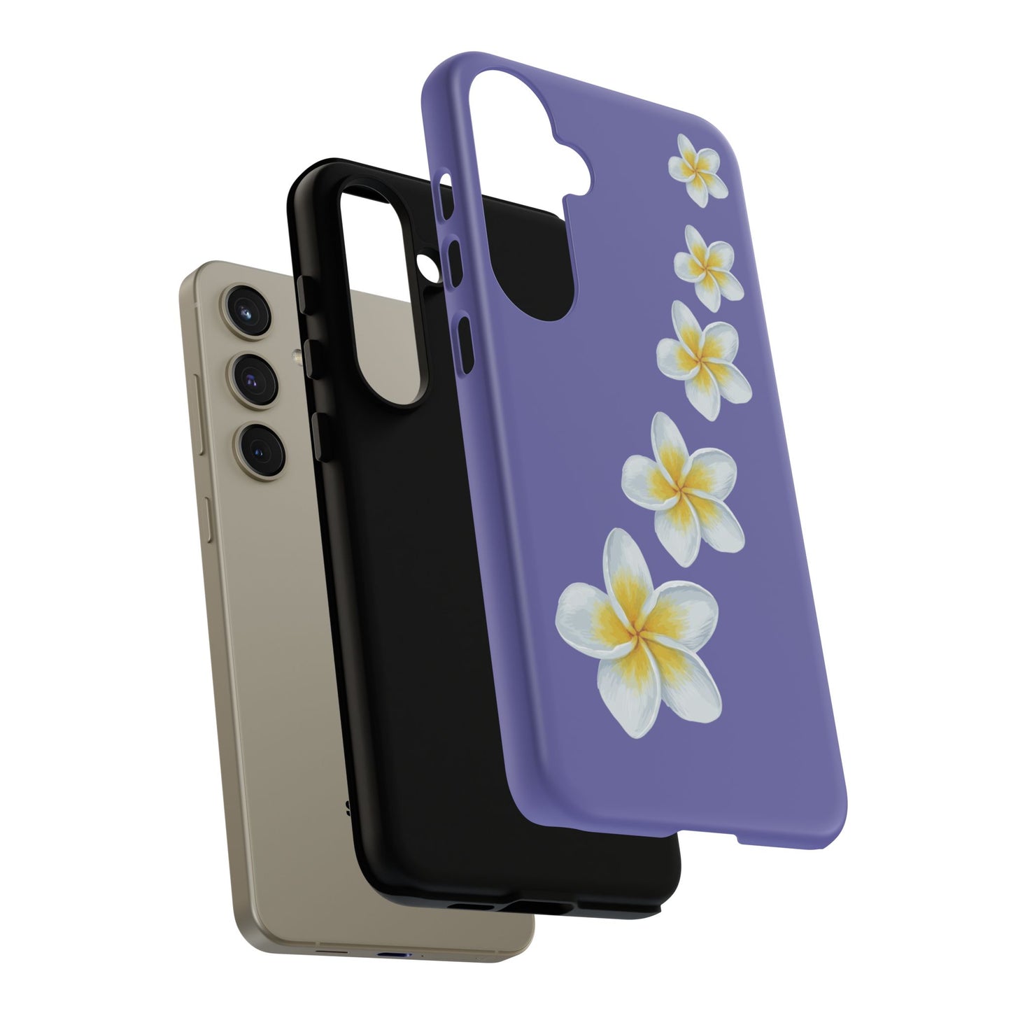 Flower Me Indigo Durable Phone Case