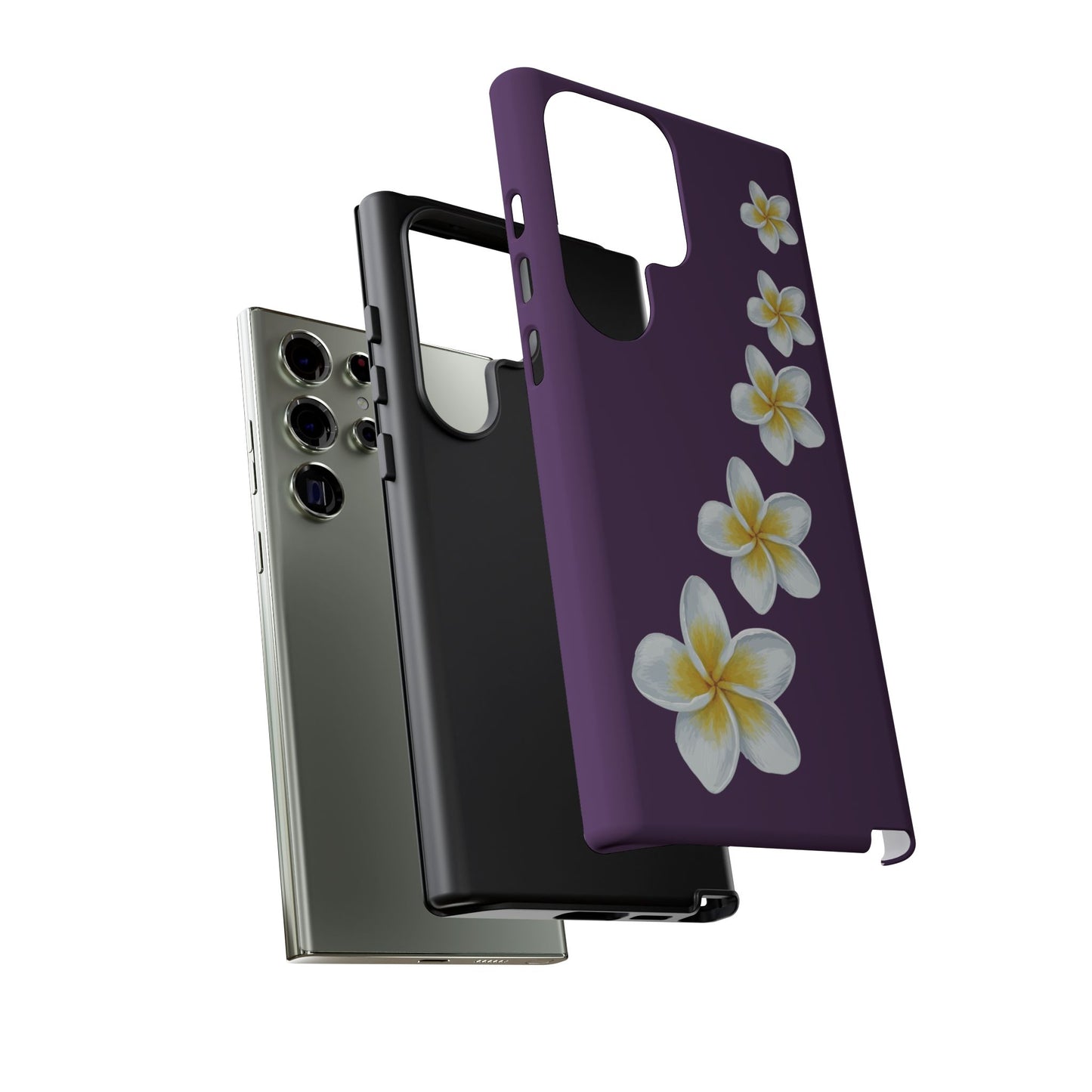 Flower Me Purple Durable Phone Case