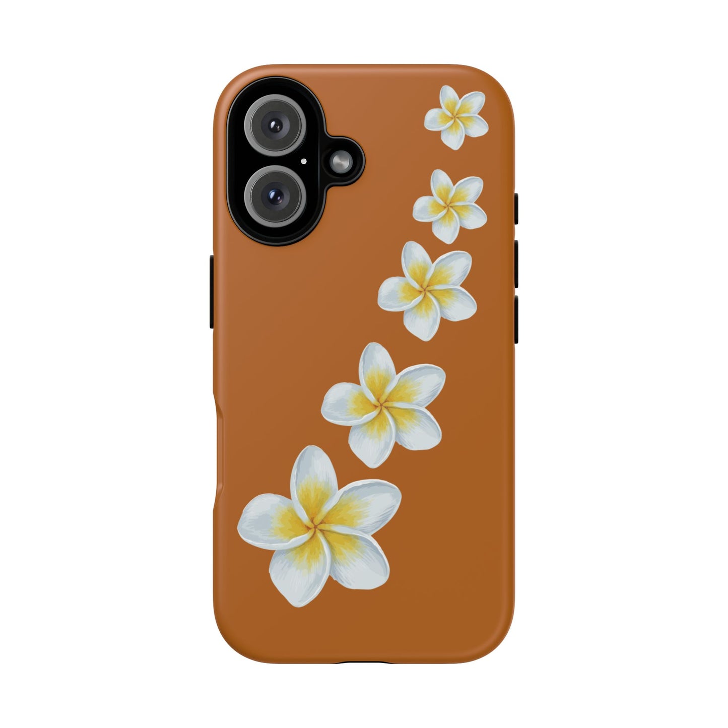 Flower Me Orange Durable Phone Cases