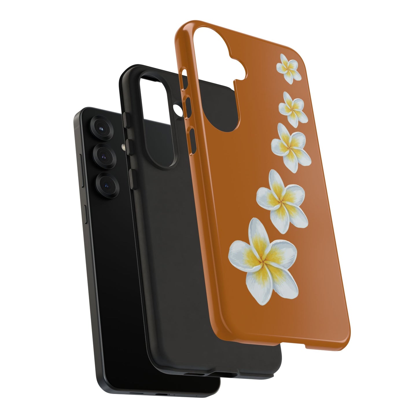 Flower Me Orange Durable Phone Cases