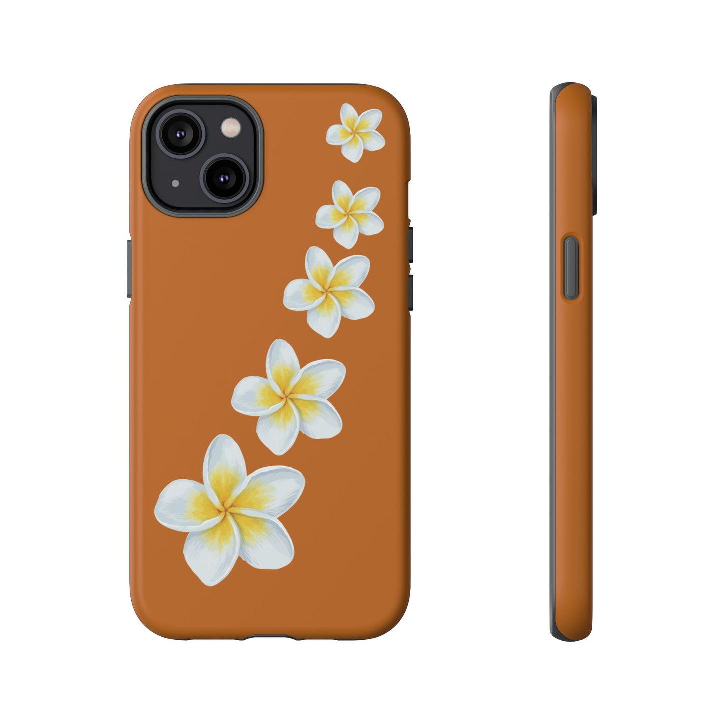Flower Me Orange Durable Phone Cases