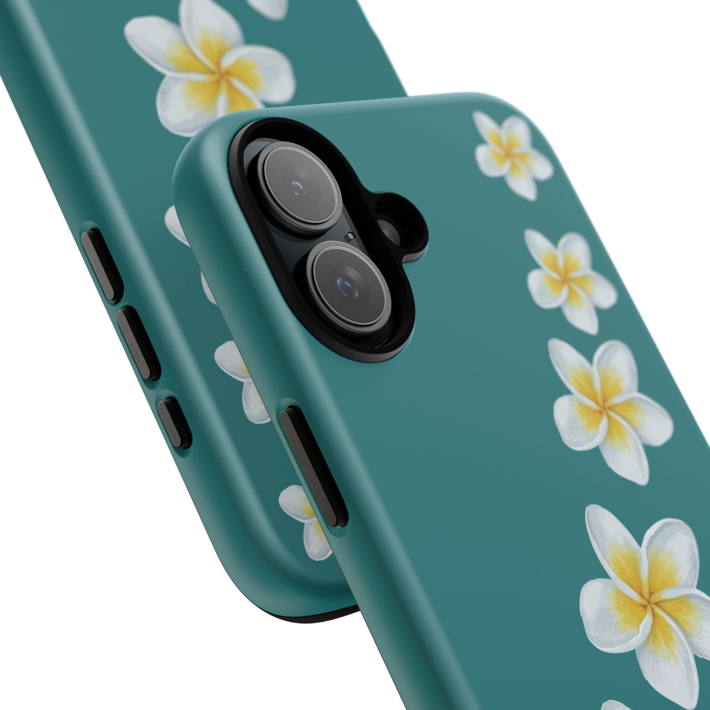 Flower Me Teal Durable Phone Case