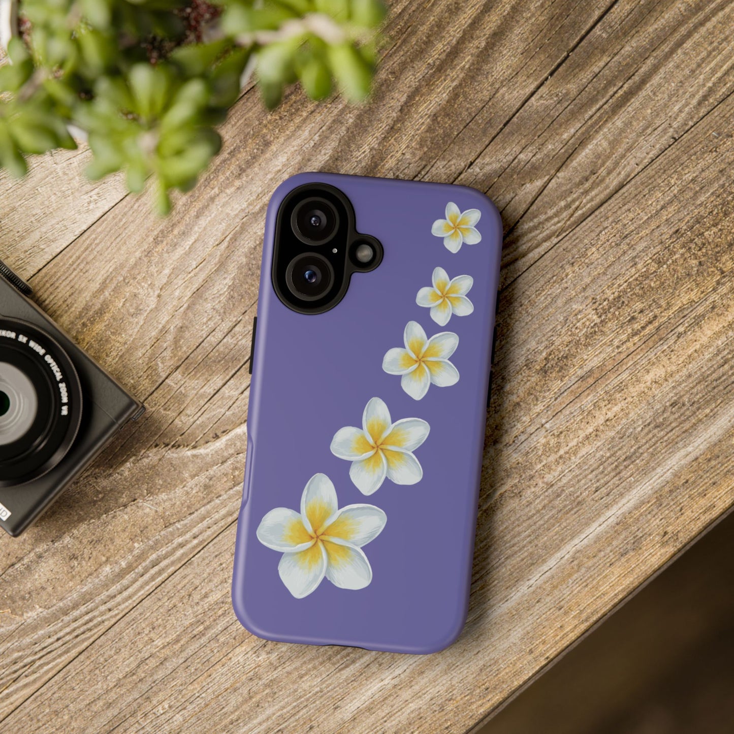 Flower Me Indigo Durable Phone Case