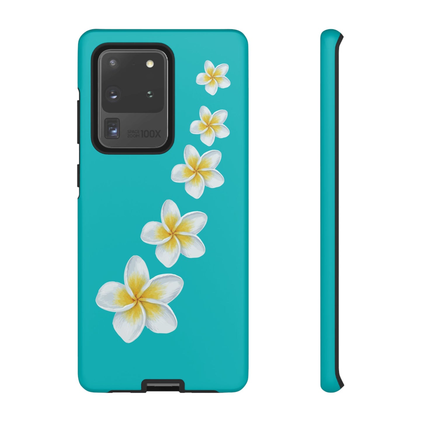Flower Me Blue Durable Phone Case