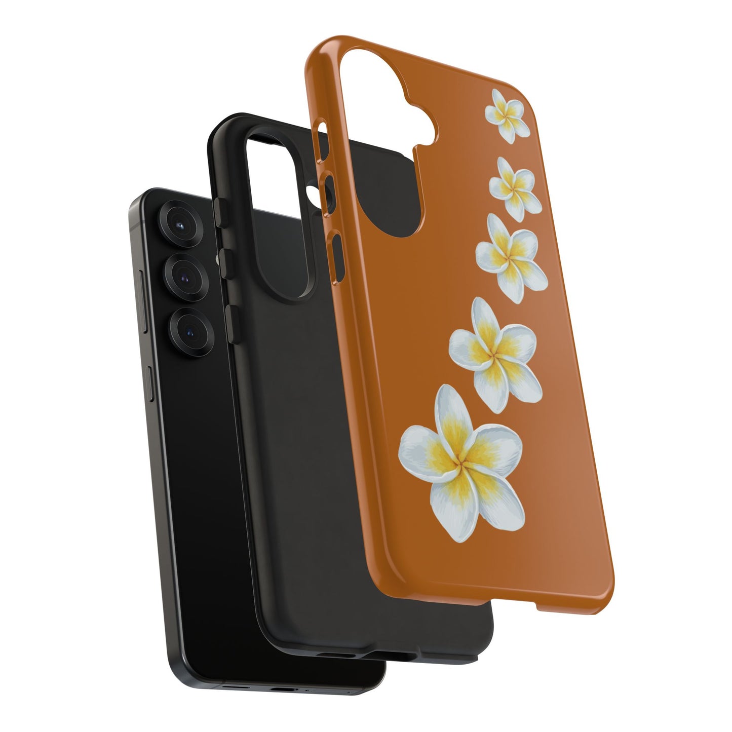 Flower Me Orange Durable Phone Cases