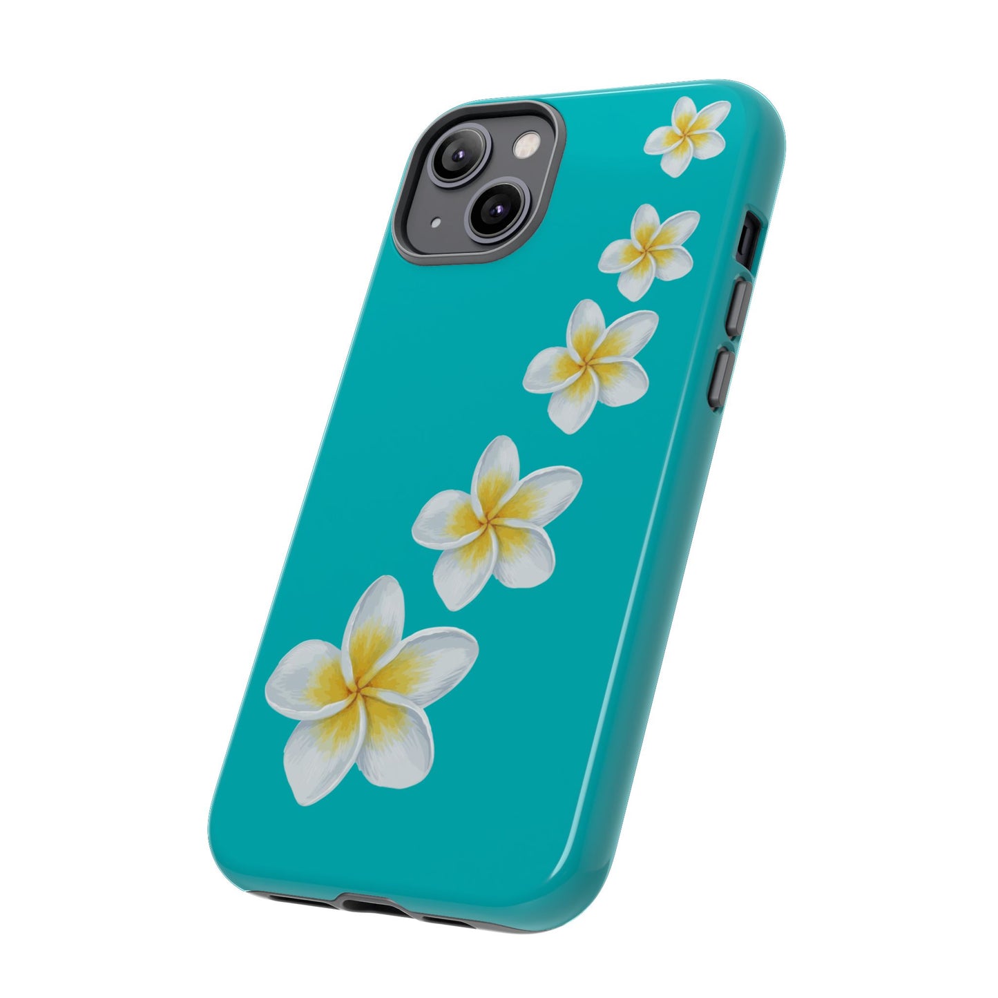 Flower Me Blue Durable Phone Case