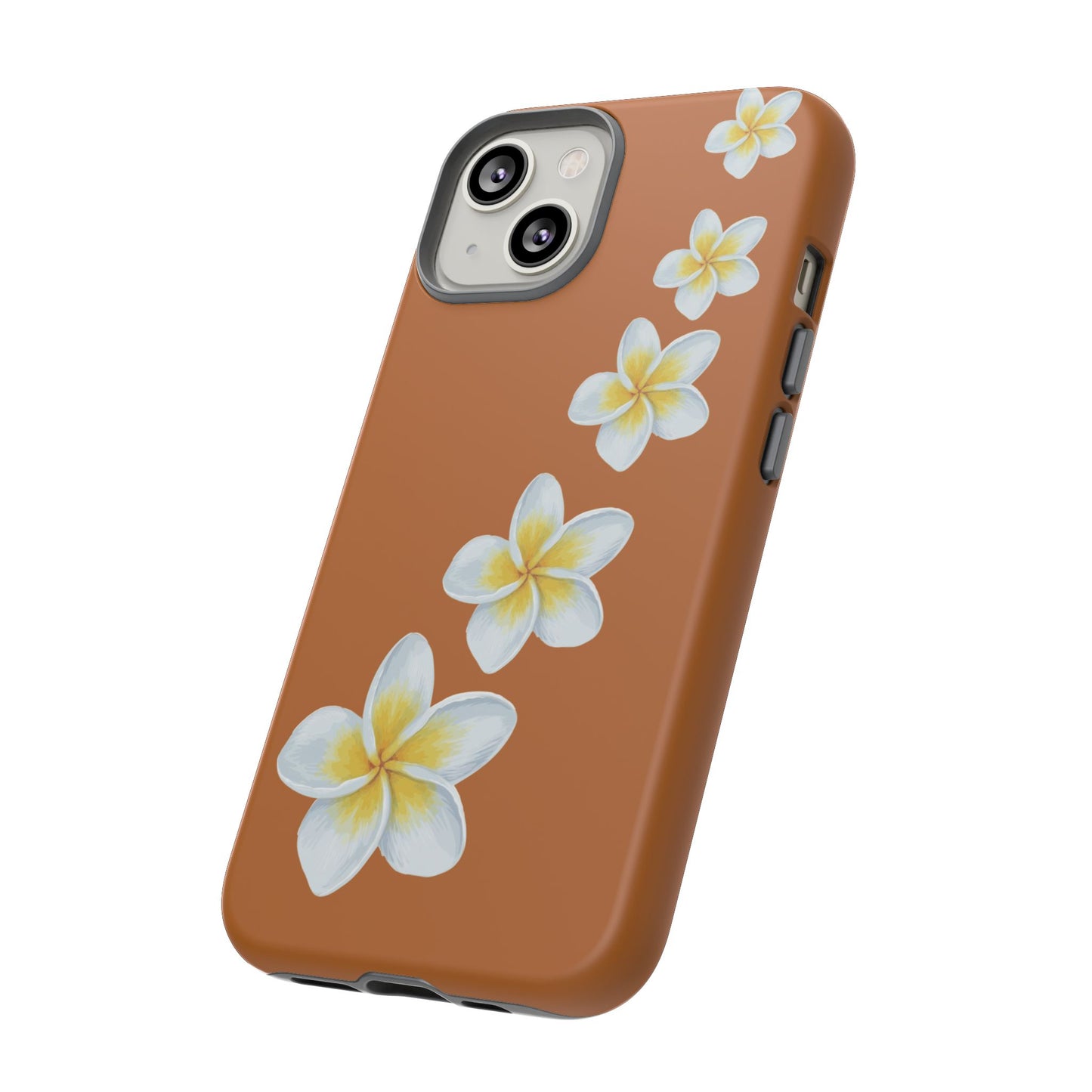 Flower Me Orange Durable Phone Cases