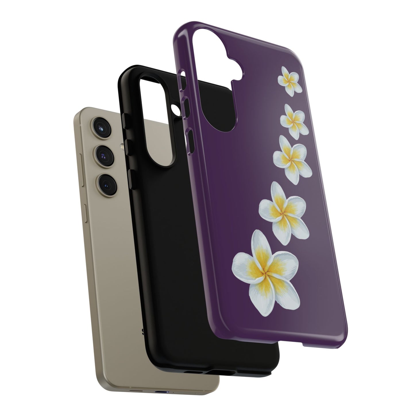 Flower Me Purple Durable Phone Case