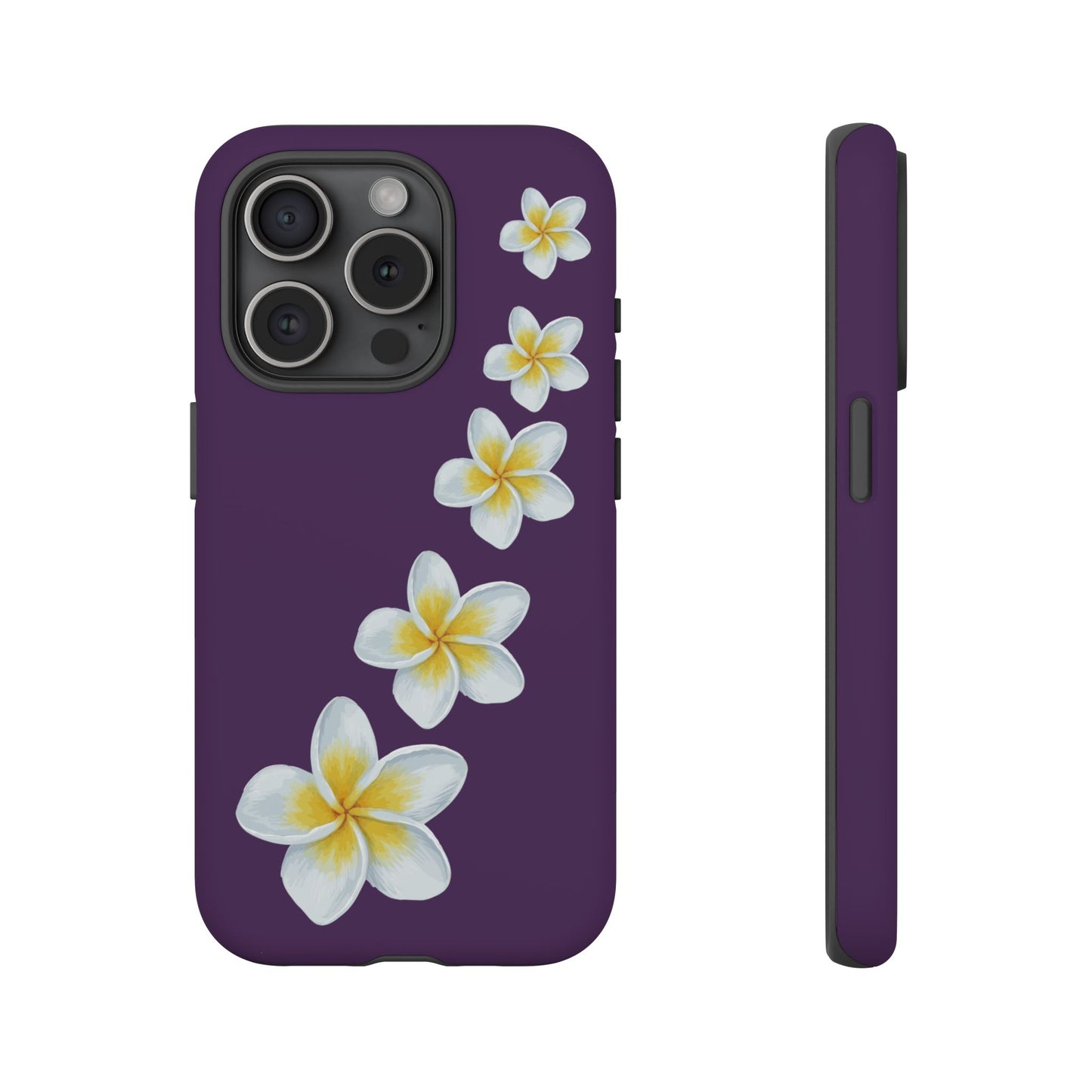 Flower Me Purple Durable Phone Case