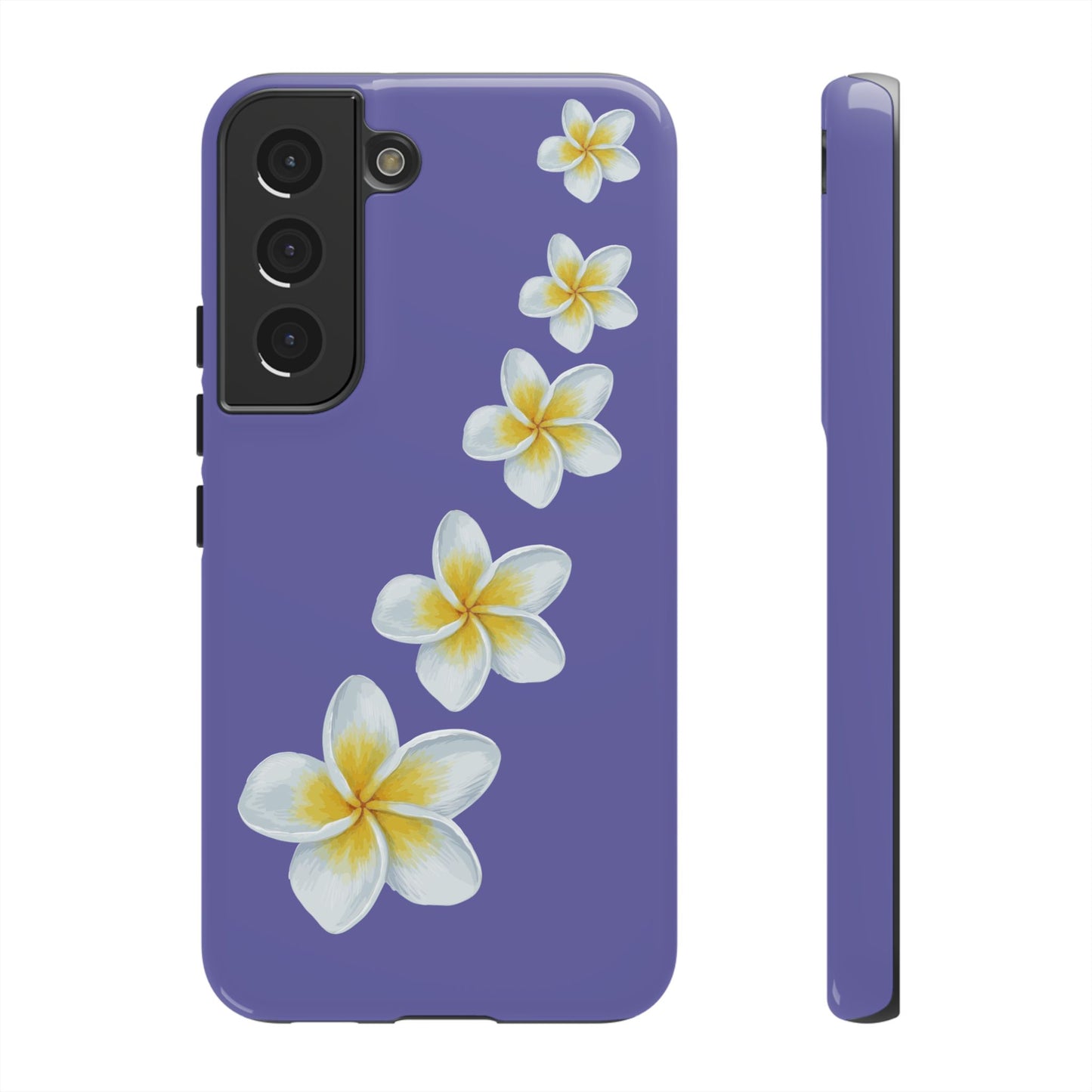 Flower Me Indigo Durable Phone Case