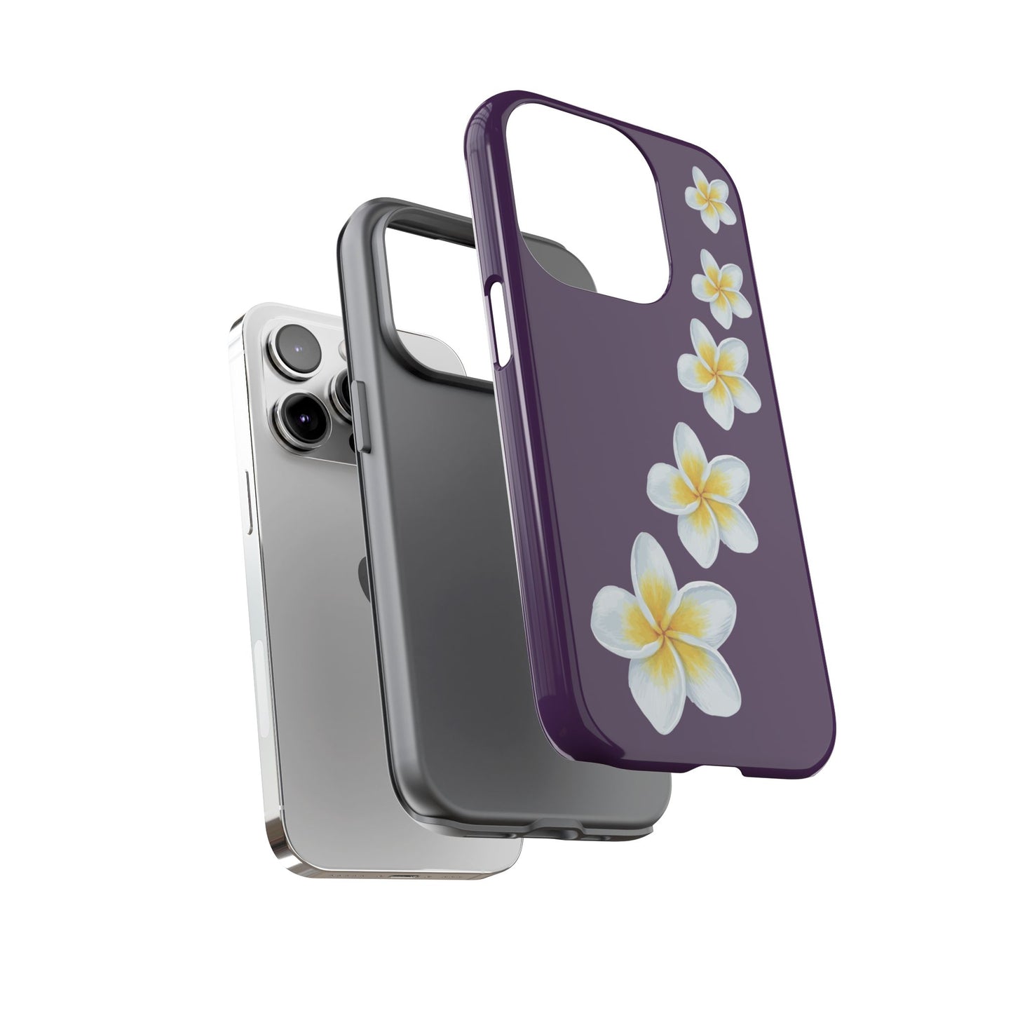 Flower Me Purple Durable Phone Case